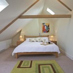 Attic bedroom 3 with a king size bed, is a snug and cosy hideaway