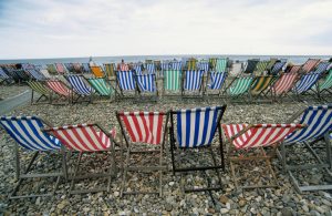 Holiday deck chairs