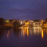 Exeter Quay at night