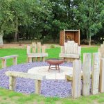 Norfolk Barns - Enjoy sitting around the large fire pit. Toasted marshmallows anyone?