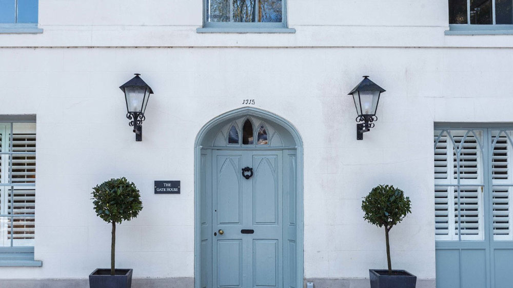 Charming entrance to our large house in Dorset, available through The Big House Company