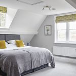 Cosy and comfortable attic bedroom for 2 guests at this luxury house rental.