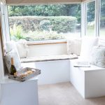 A cosy window seat to enjoy the garden view