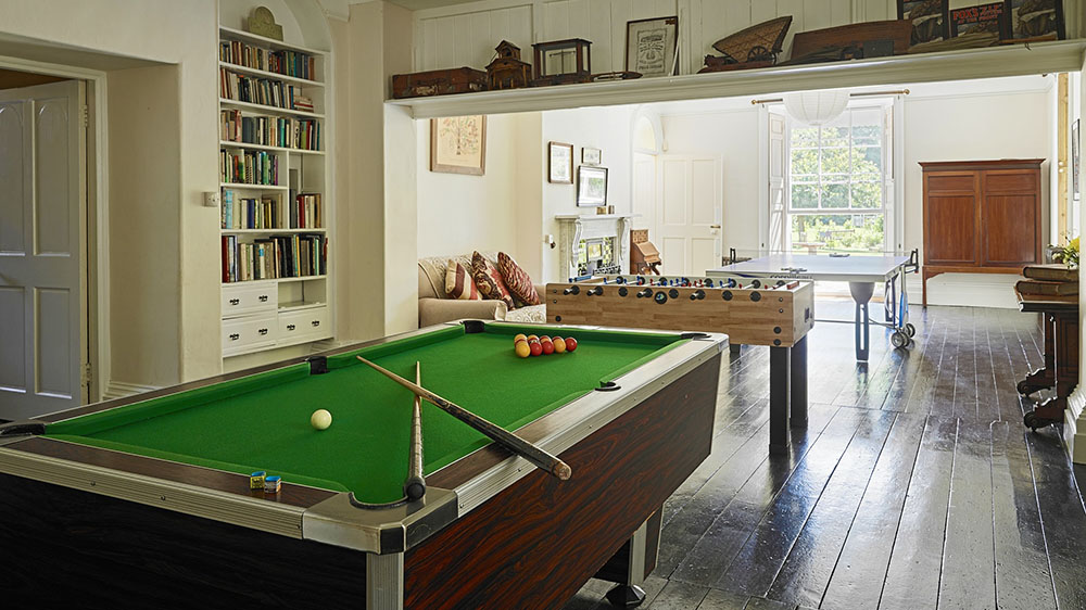 Tone Dale House - the games room is a perfect place for all your group to have some competitive fun