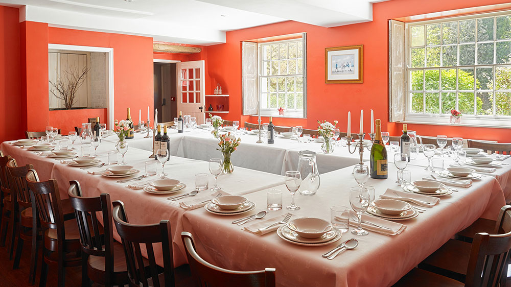 Tone Dale House - the large dining room seats everyone for your special occasion