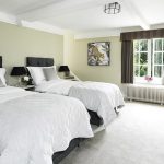 A glamorous bedroom for a blissful nights sleep. Bedroom 7 can be superking or twin