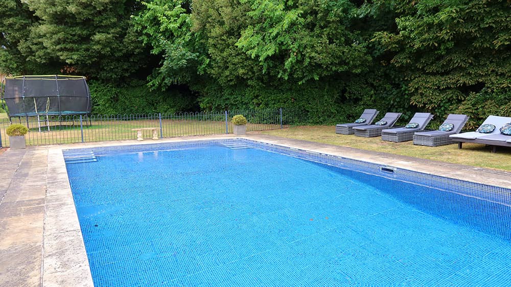 The swimming pool at Somerset Manor, Somerset