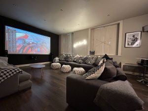 Media room at Somerset Manor
