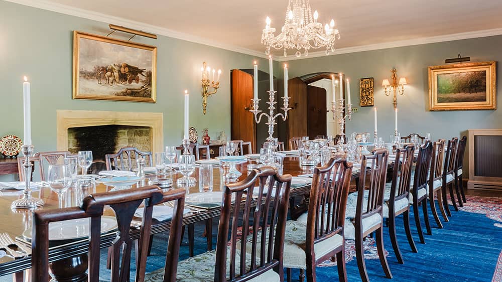 Dining room Tysoe Manor