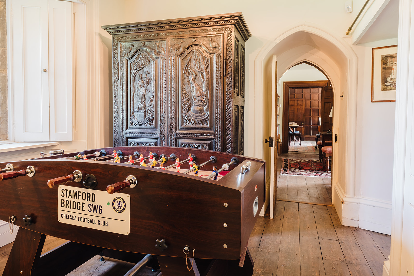 Games room at Tysoe Manor