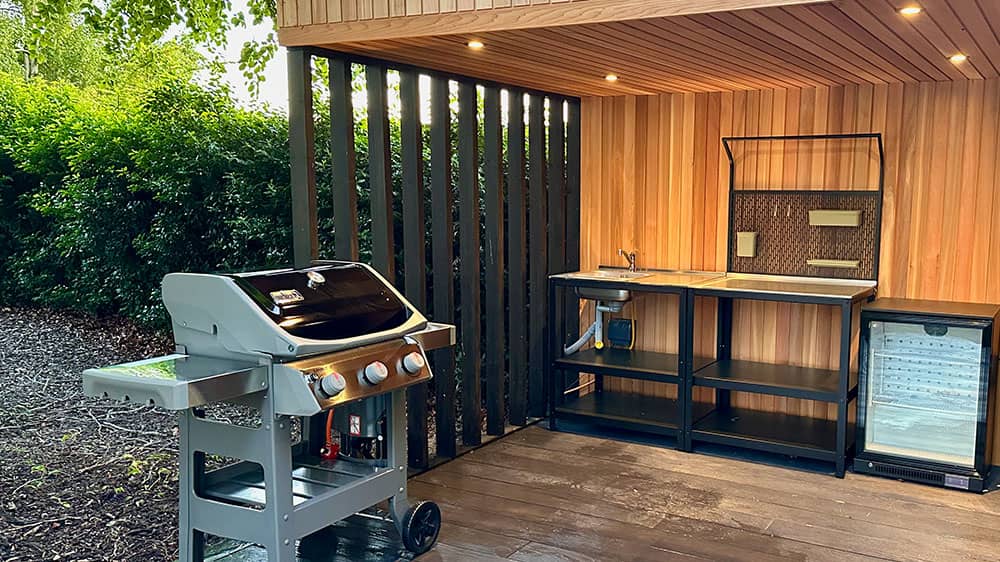 Bath House outdoor kitchen
