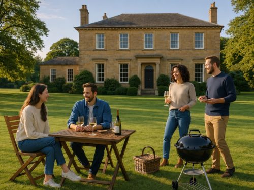 Friends Outdoors at Country Manor